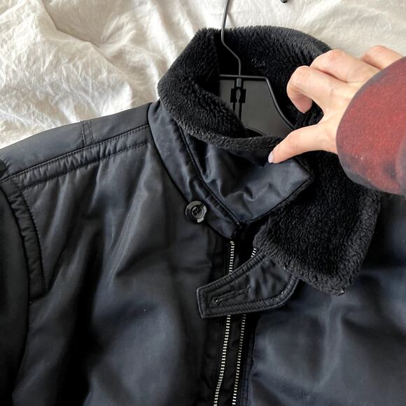 Ralph Lauren Polo Jeans Company Short Bomber with Sherpa Collar - XL - Picture 14 of 14